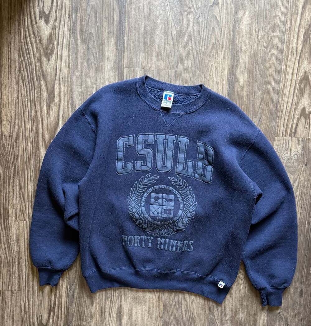 Vintage 90s Russell Athletic California State University CSULB Forty Niners Swea